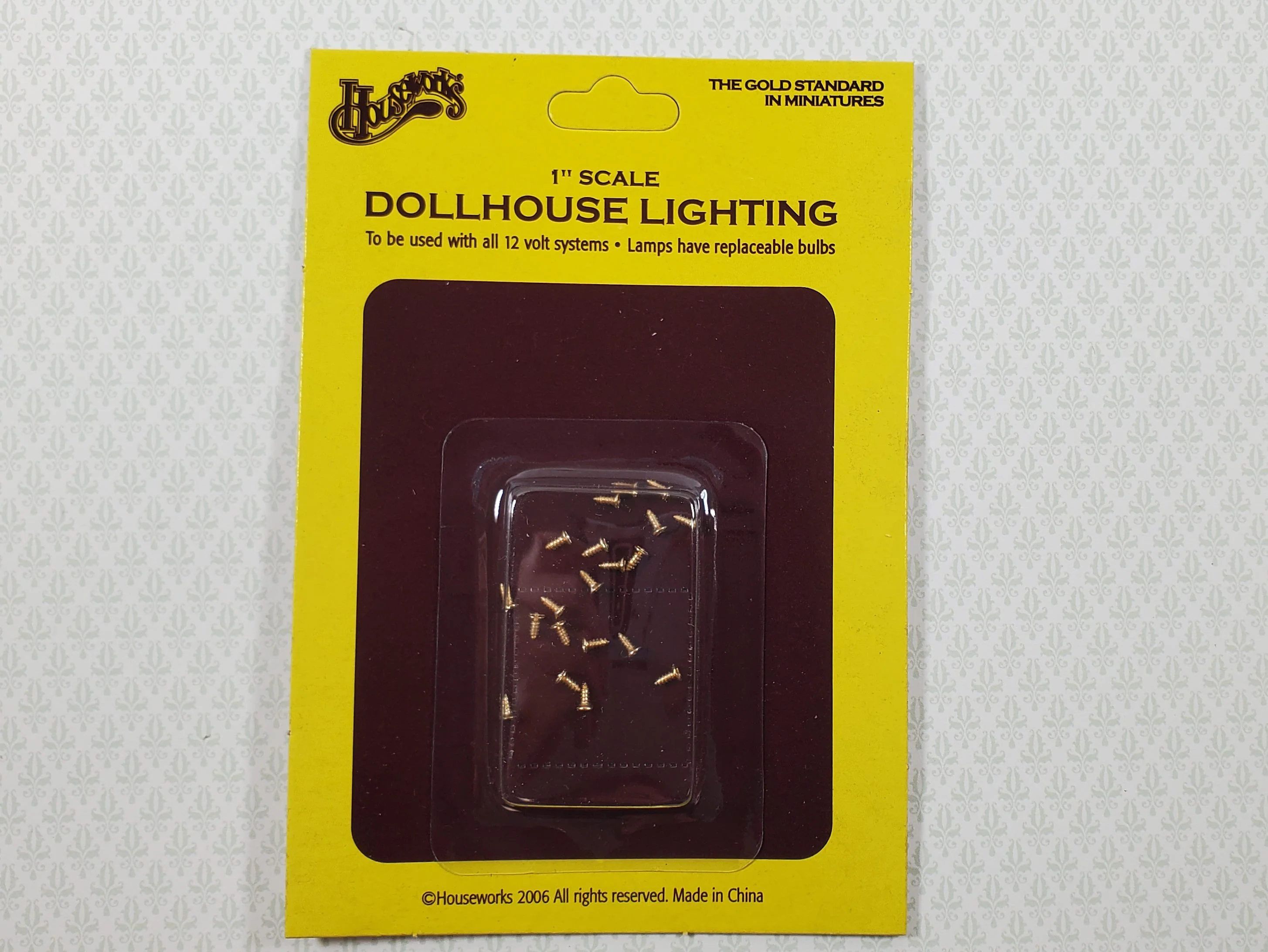 Tiny Brass Screws 20 pc for Dollhouse Miniatures 5/32" long Philips Head HW1106 - Image 2