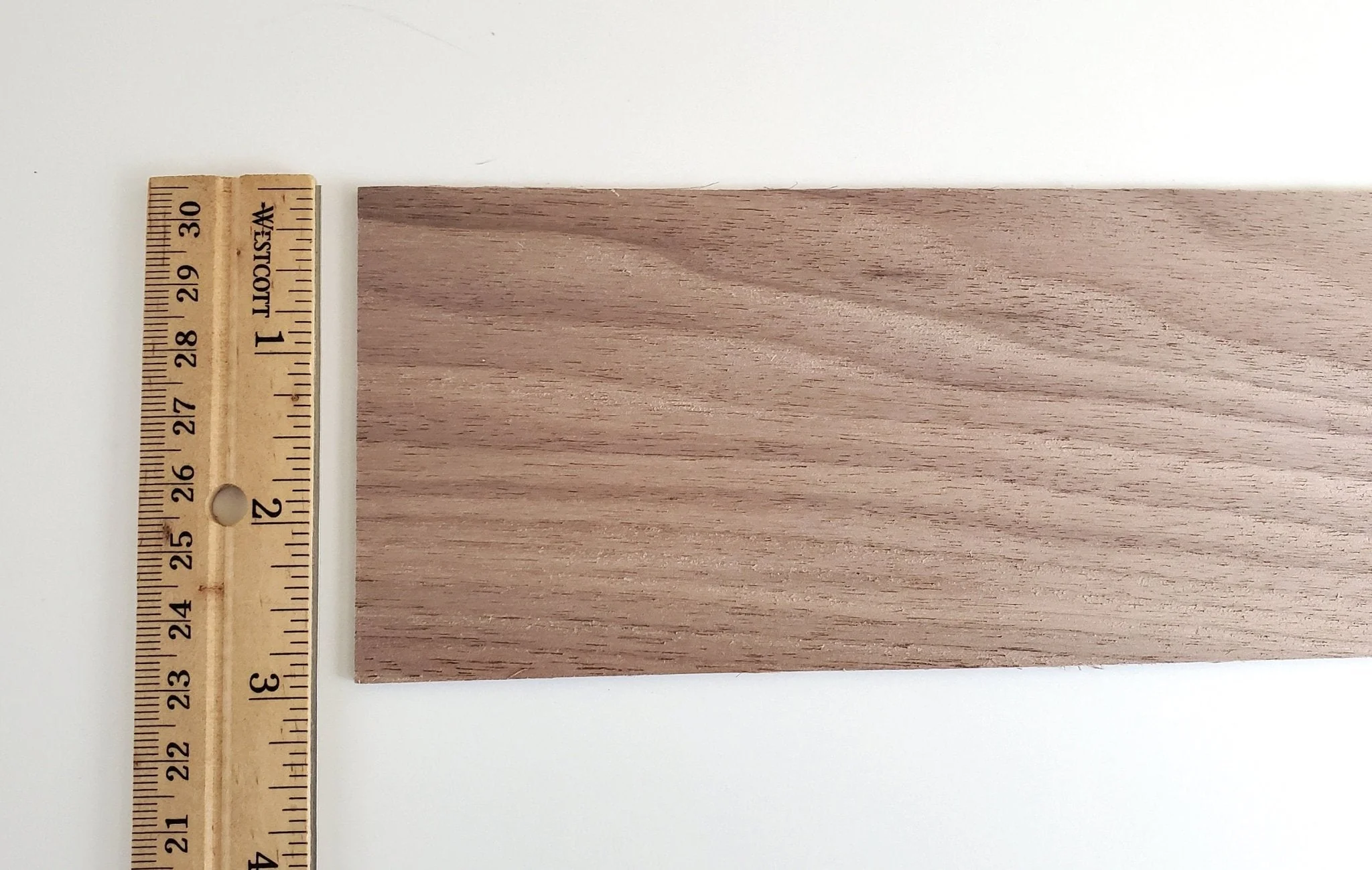 Walnut Wood Sheet Plank Thin 1/32" x 3" x 12" long Veneer Woodworking Laser - Image 4