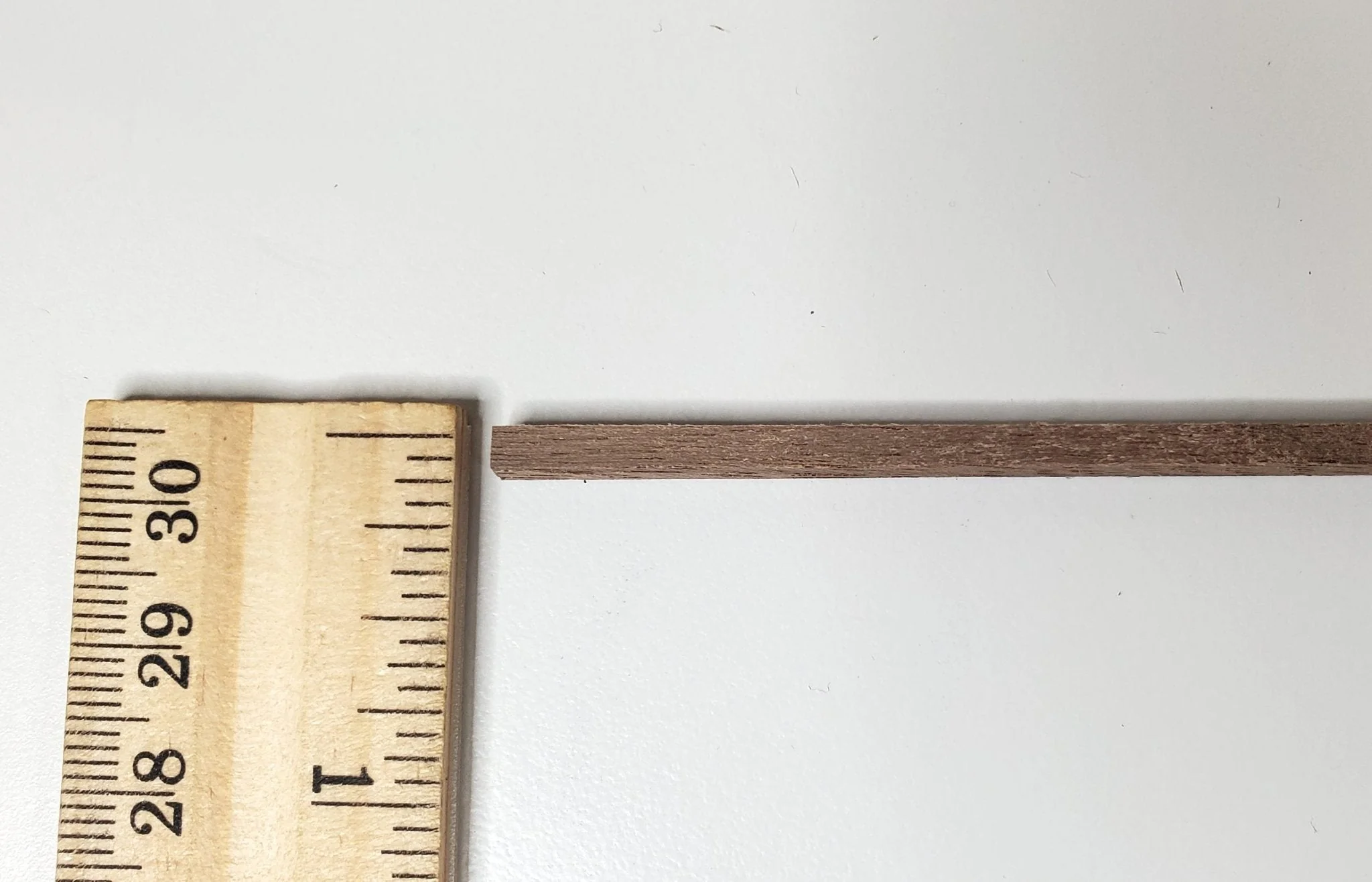 Walnut Wood Square Strips Posts x10 1/8" x 1/8" x 18" Long Crafts Model Building - Image 3